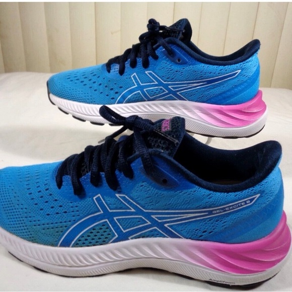 Asics Shoes - ASICS Blue and Pink Women's Athletic Running Shoes